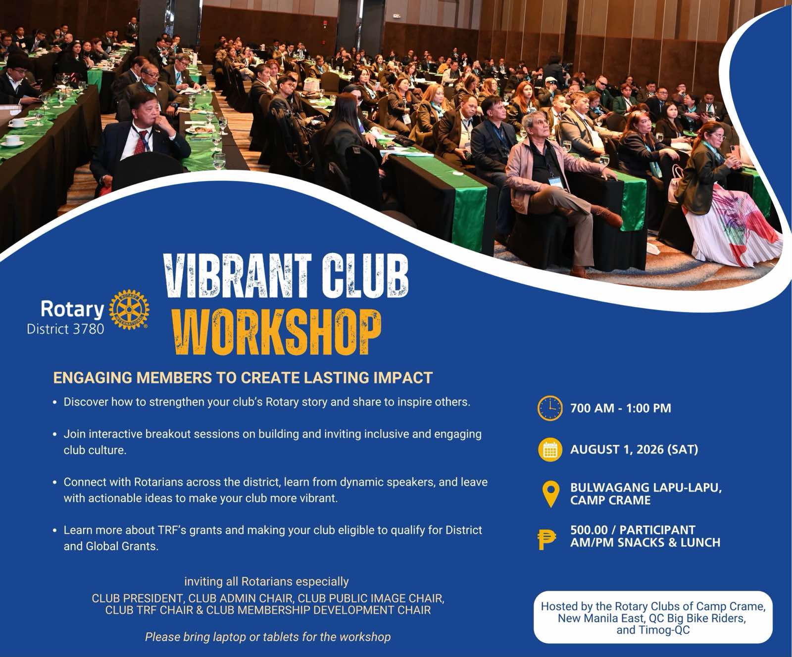 Join the Vibrant Club Workshop: Engaging Members to Create Lasting Impact