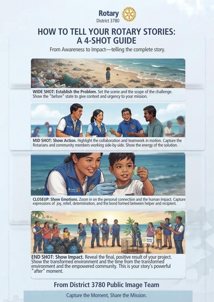 How to Tell Your Rotary Stories: A 4-Shot Guide