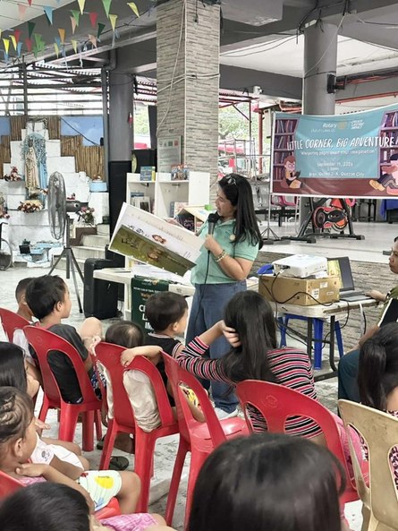 Mini Library Turnover at Barangay Quirino 2A